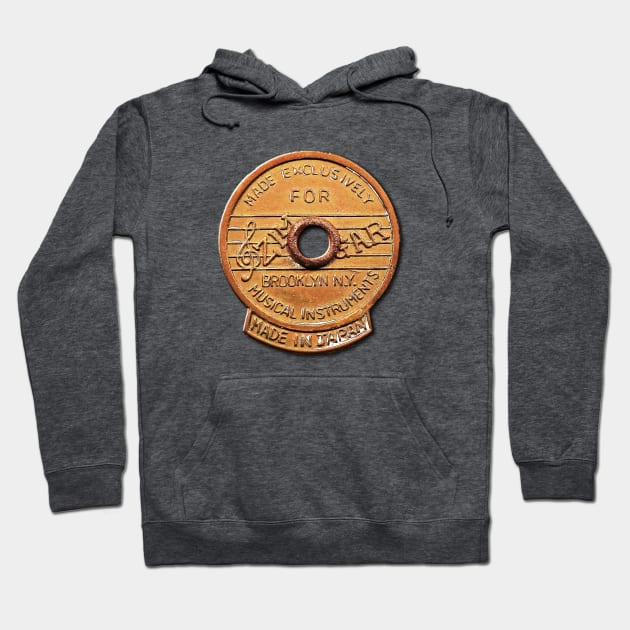 Zim Gar Retro Drum Badge Hoodie by karutees